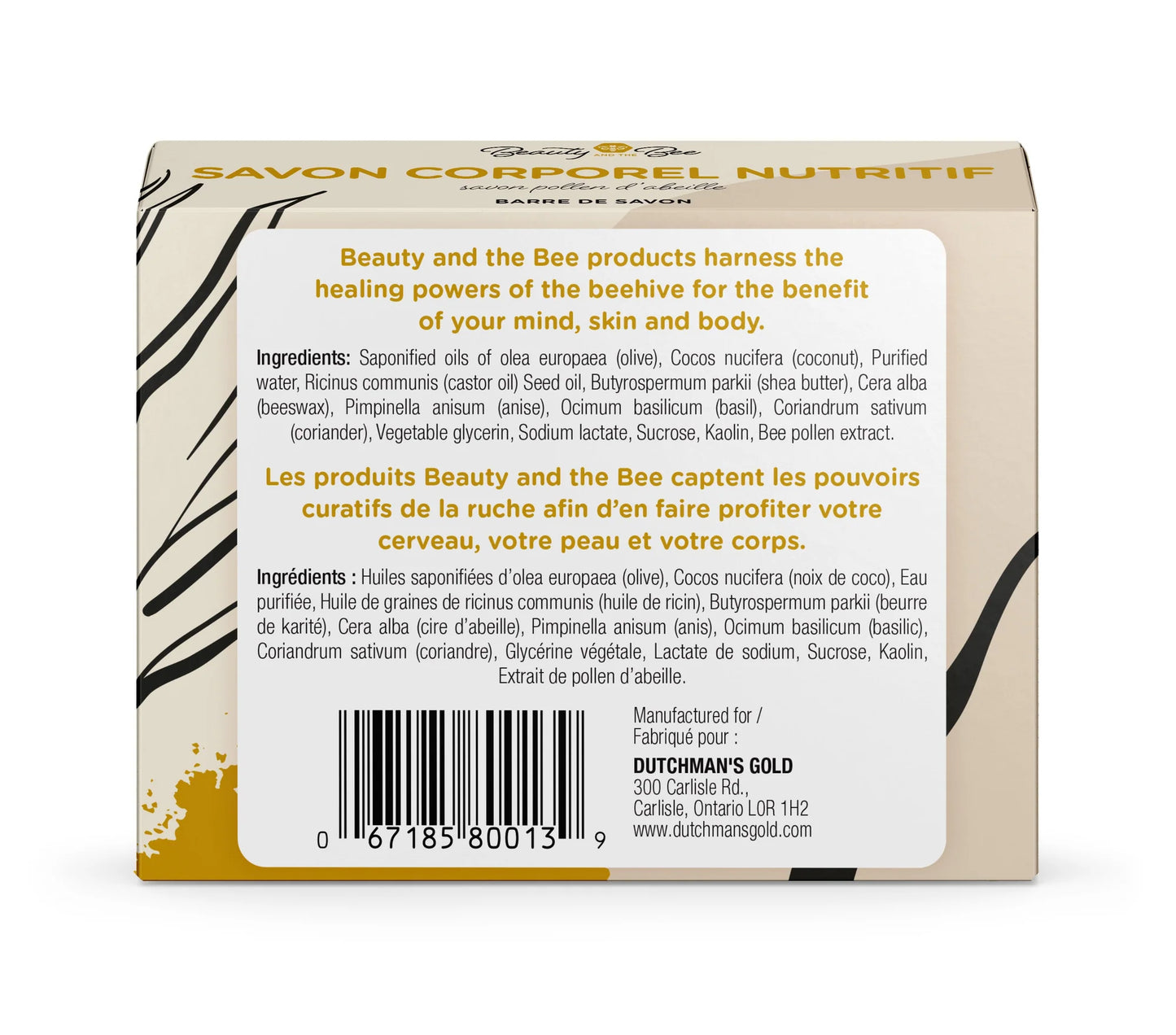 Soap - Body Nourish Bee Pollen Soap