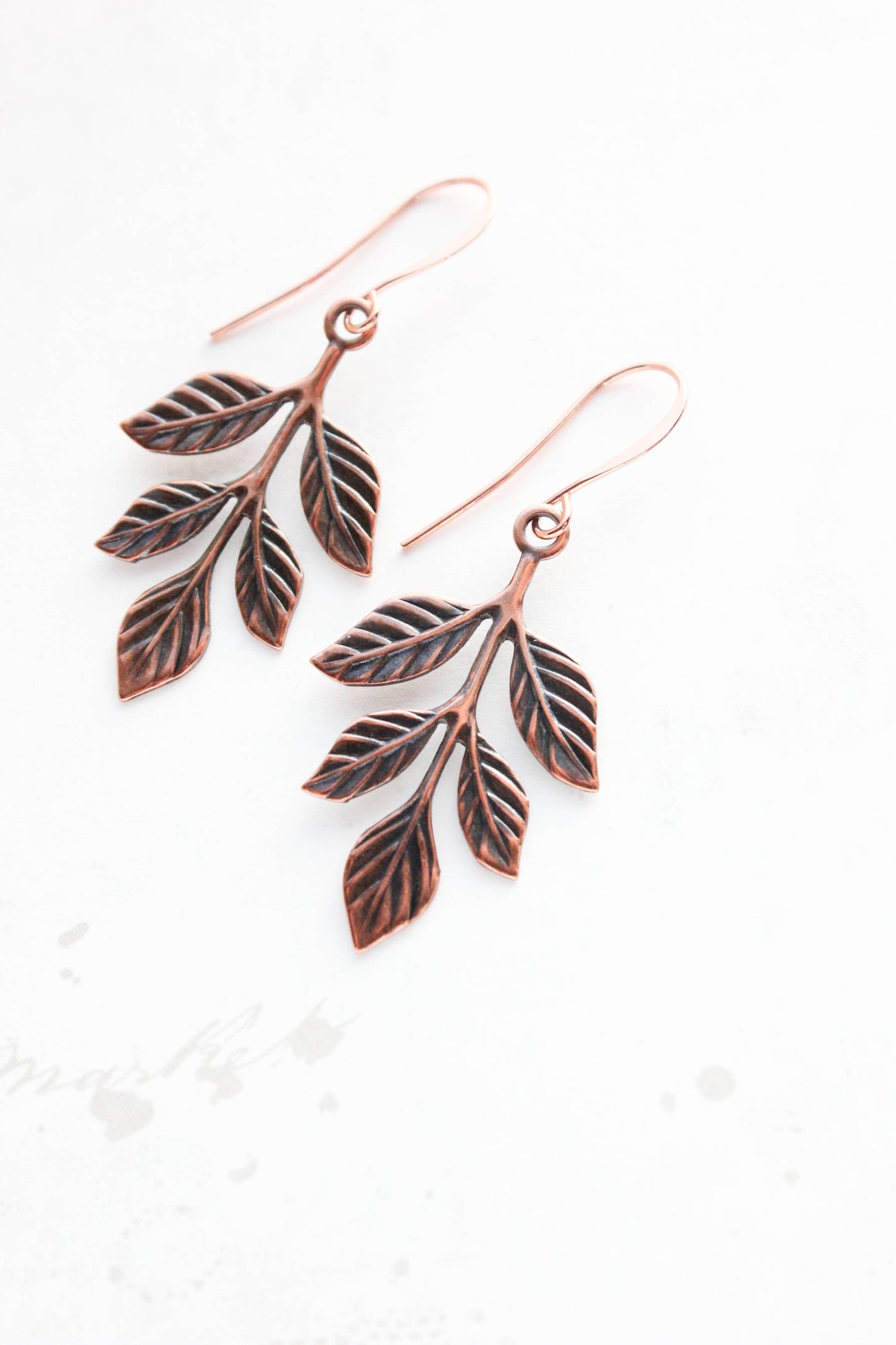 Earrings - Copper Branch
