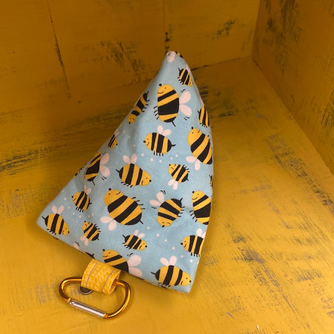 Hand-made Triangle Zipper Bag