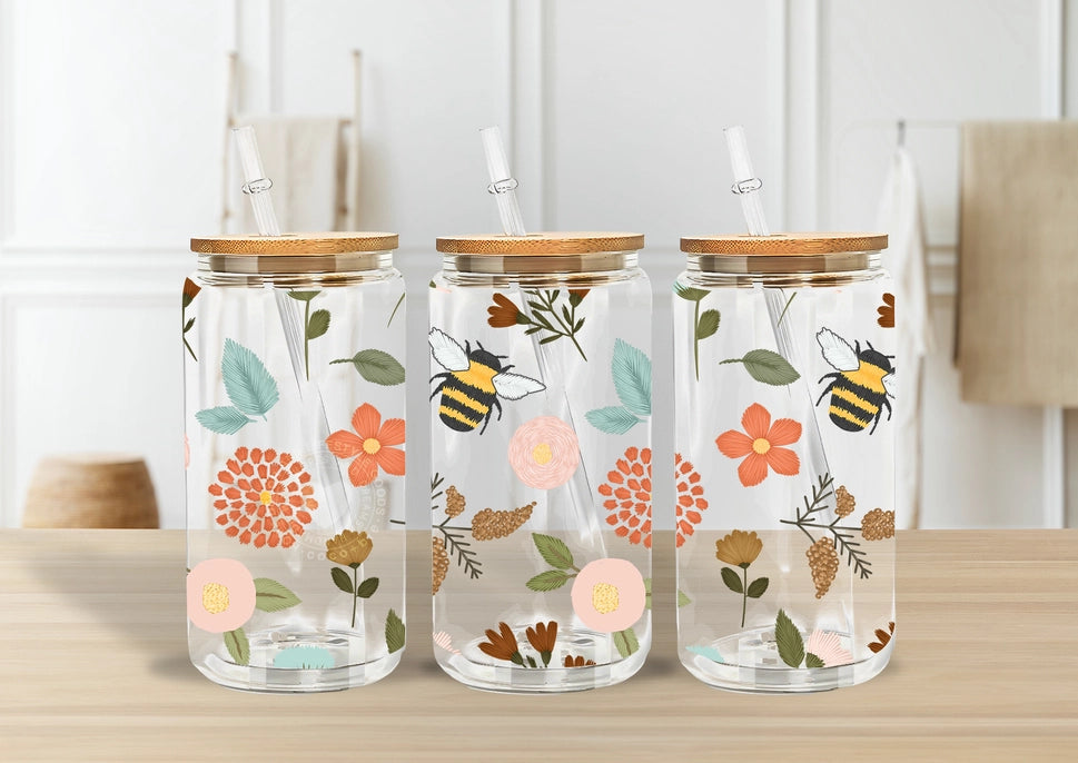 Glass Drinking Cup - 16 oz