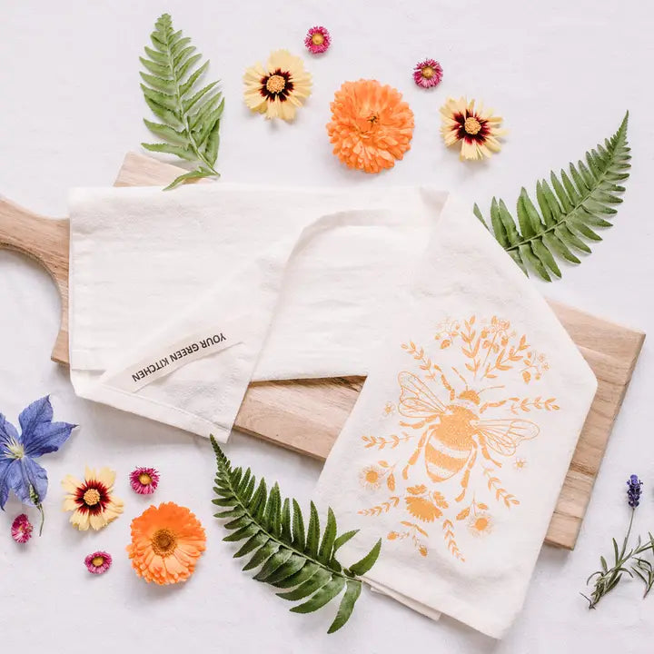 Tea Towel - Bee themed