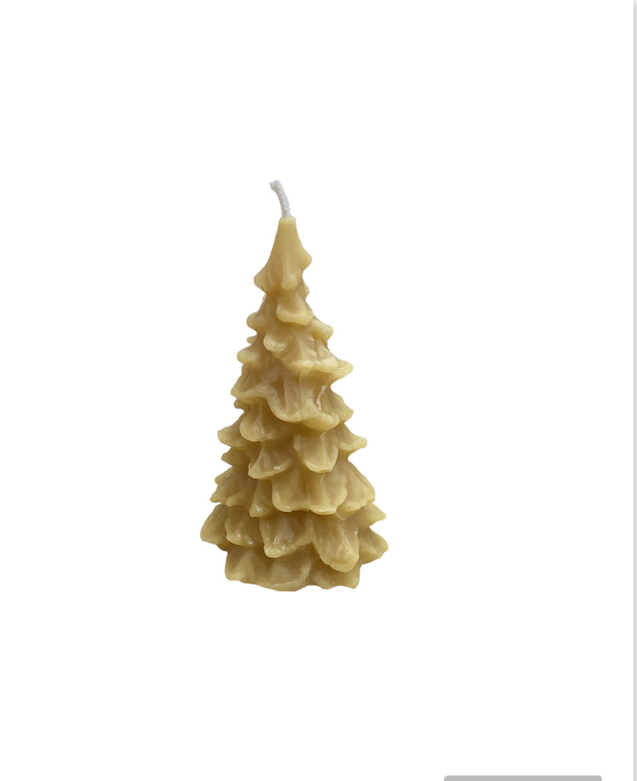 Beeswax Candles - Christmas Fir Trees
