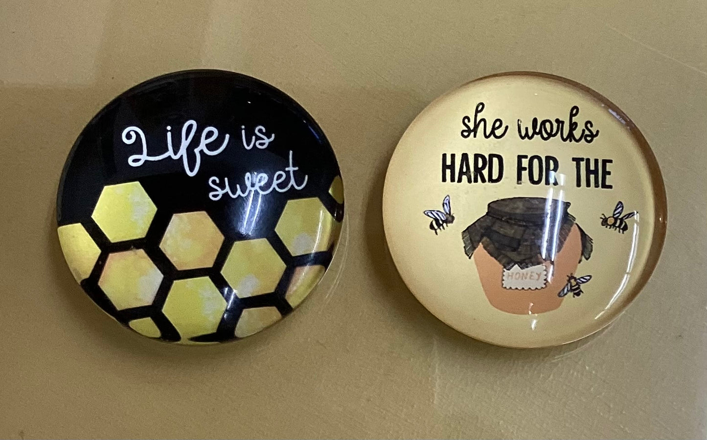 Bottle Cap Fridge Magnets
