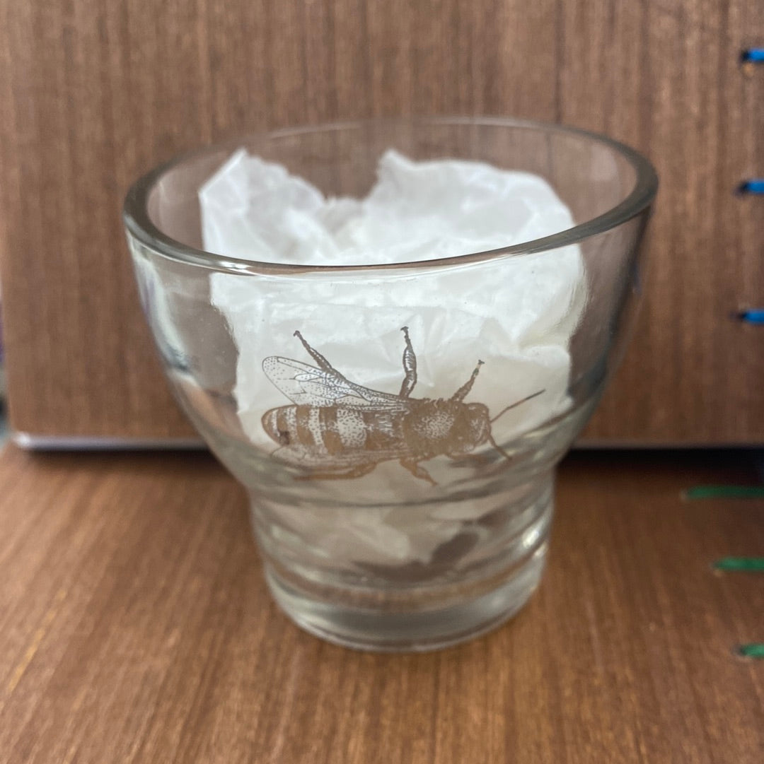 Small Glass Bee Dishes
