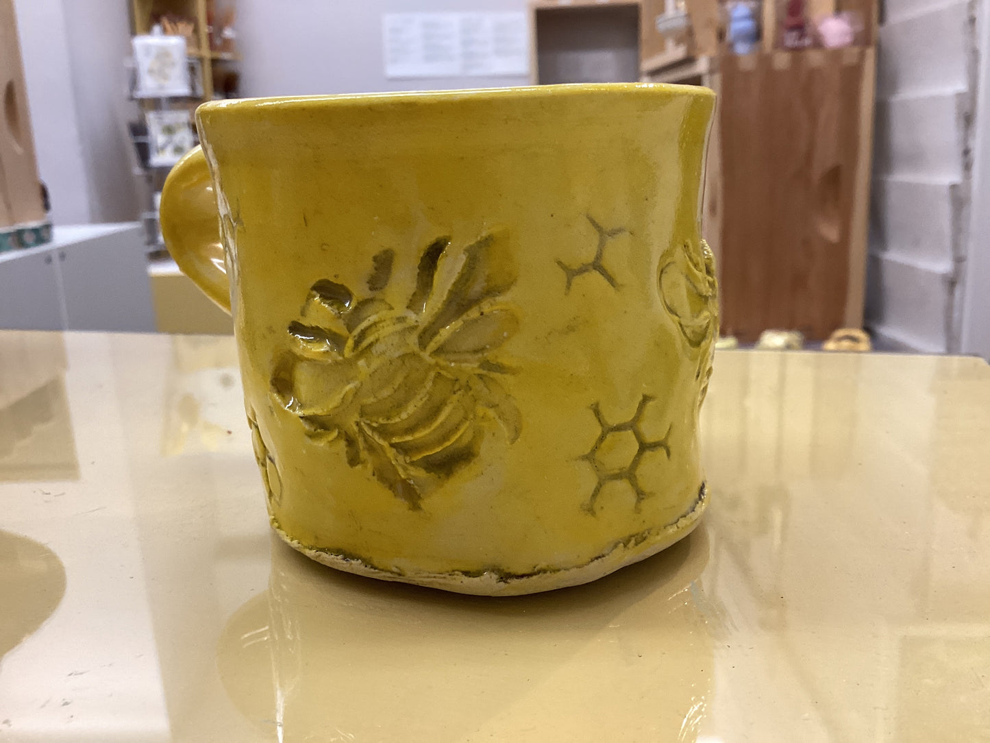 Bee Mugs - Muckabout Pottery