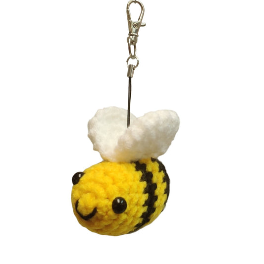 Bee Keychain (Color - Black & Yellow)