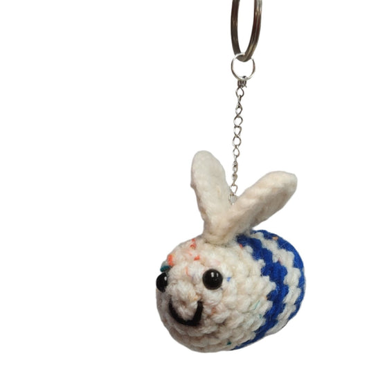 Bee Keychain (Color - Blue)