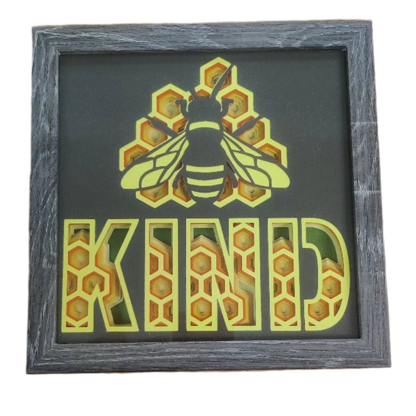 Bee Kind 8 x 8"
