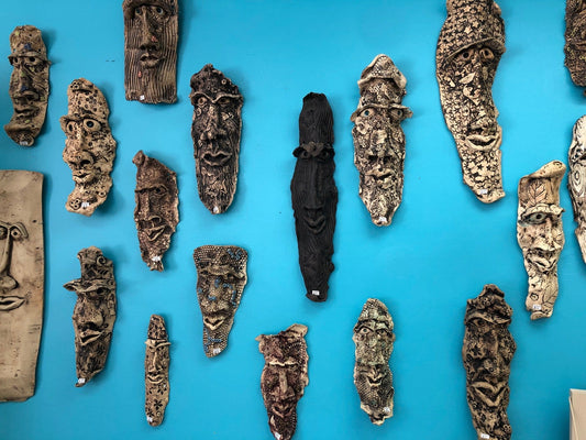 Ceramic - Artistic Mask Sculptures