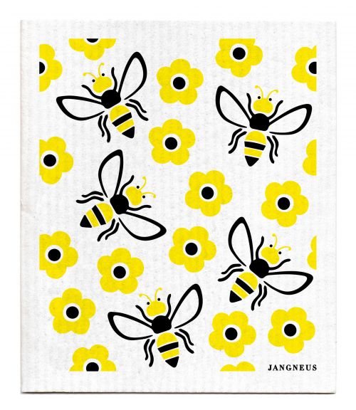 Yellow & Black- Bee Dishcloth