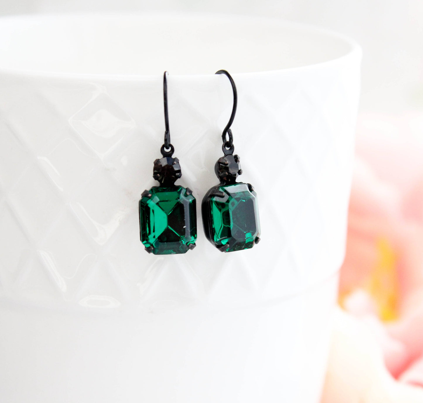 Earrings - Emerald Green Jewels