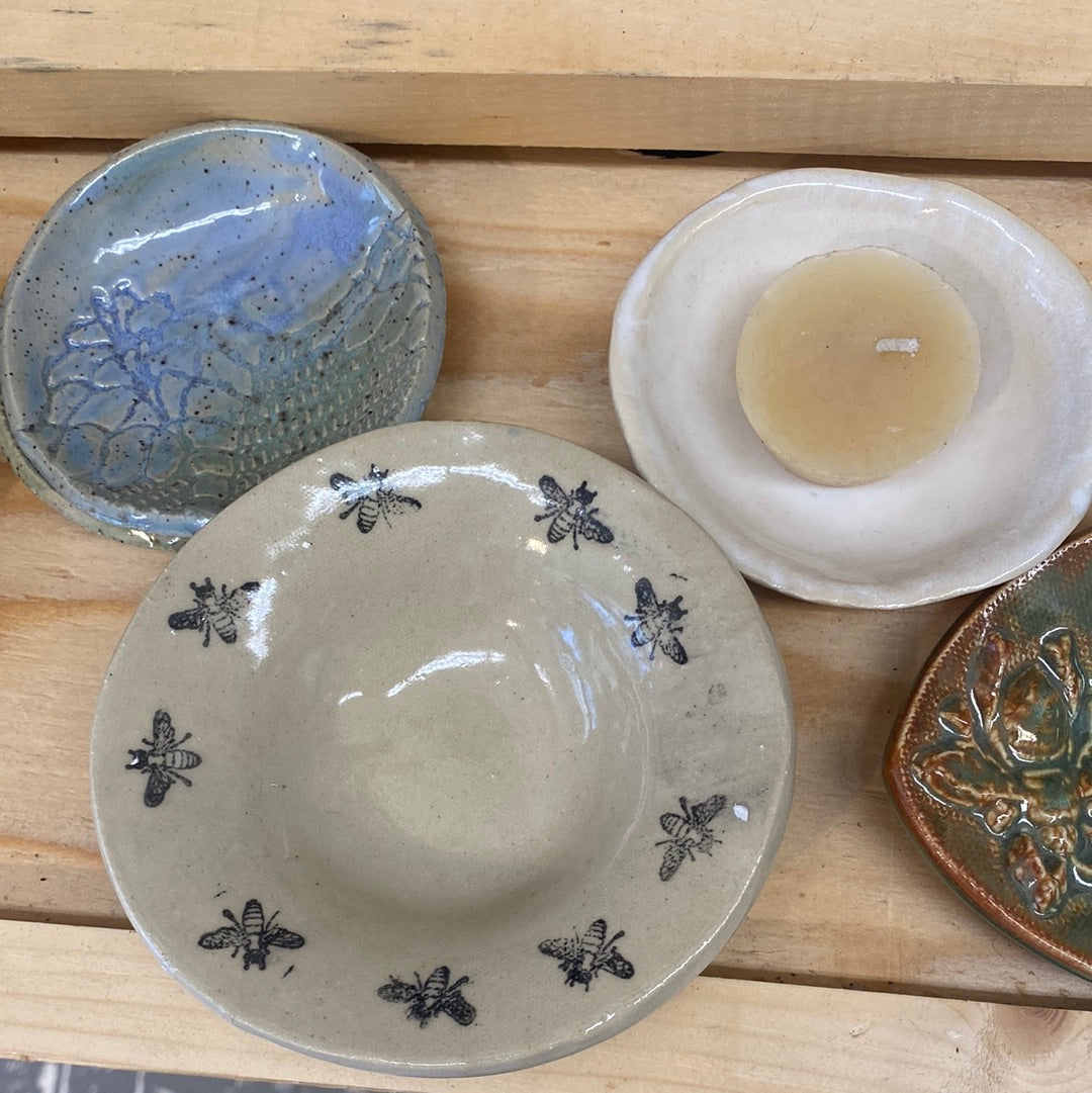 Pottery Dishes - For Candles