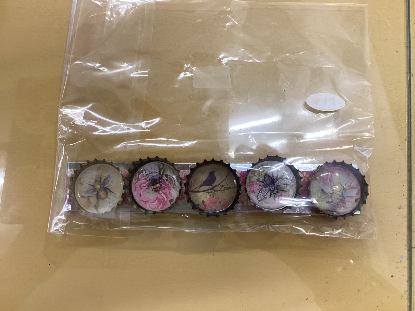 Bottle Cap Fridge Magnets