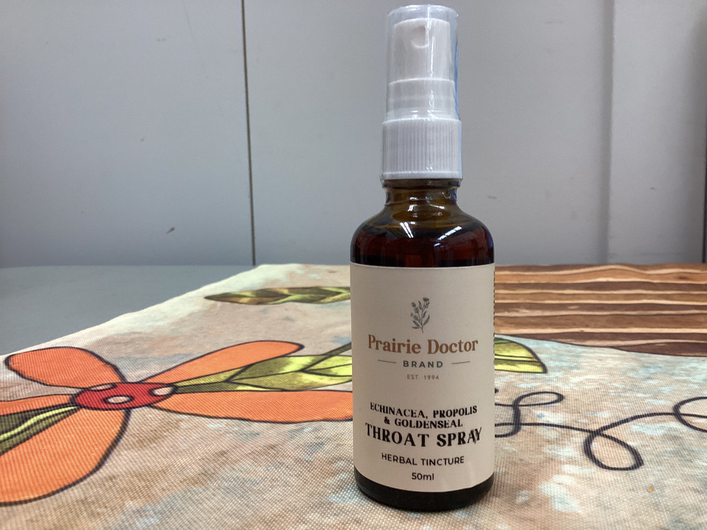 Throat Spray-Propolis,Echinacea,Goldenseal/PrairieDoctor
