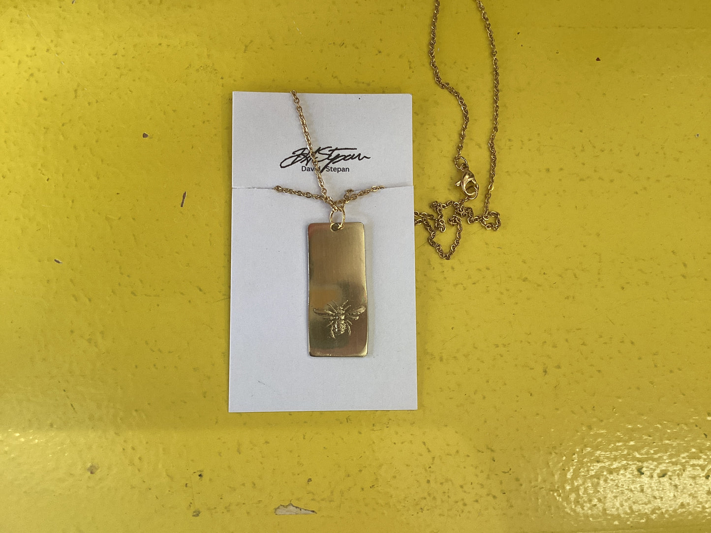 Earrings With Bee (Copper)-David Stephan