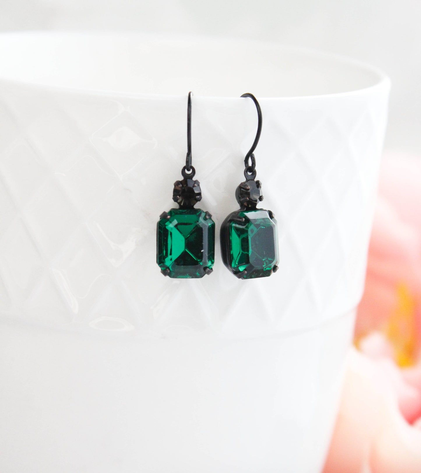 Earrings - Emerald Green Jewels