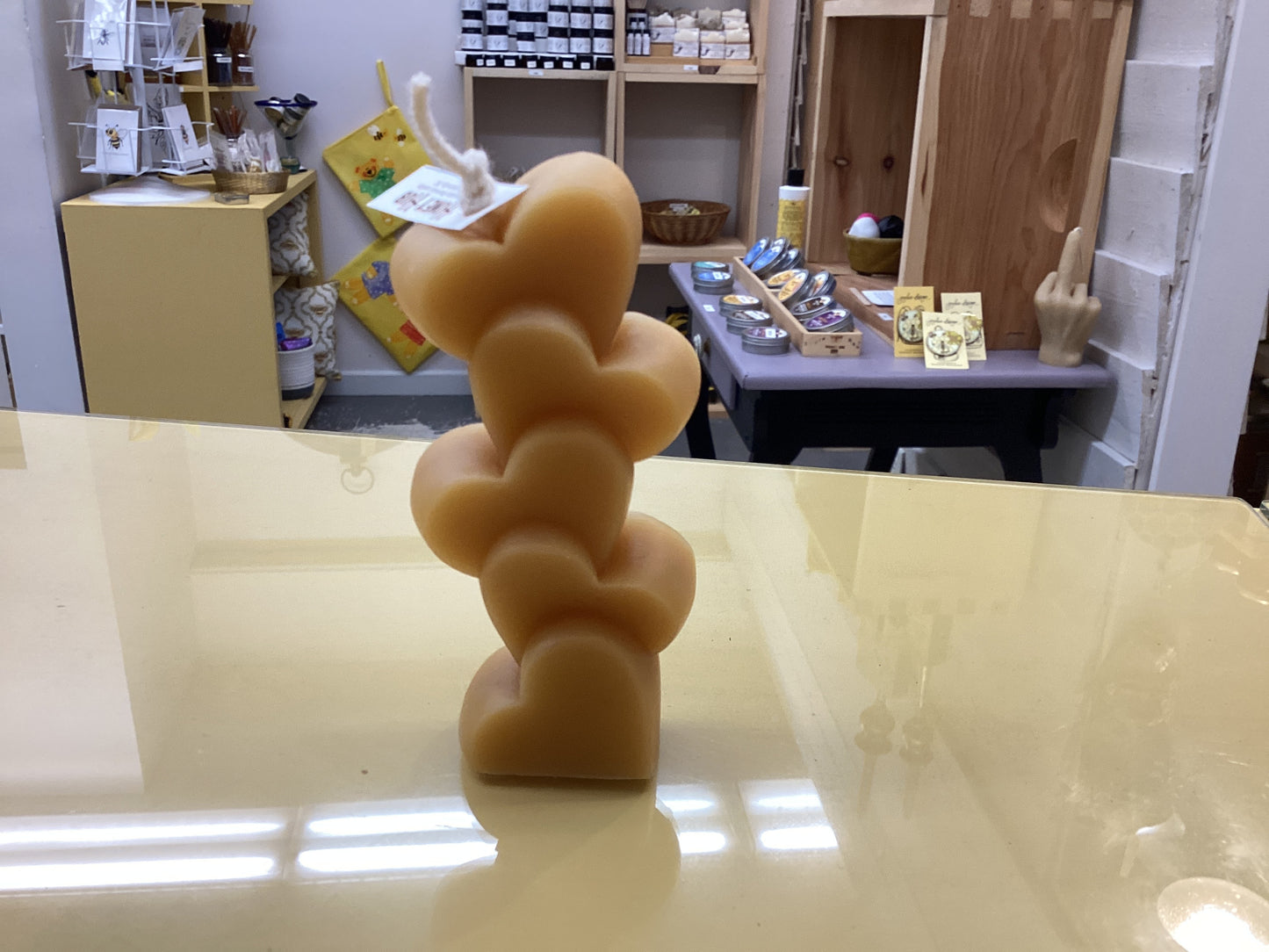 Candle - Love/ Valentine Beeswax candles