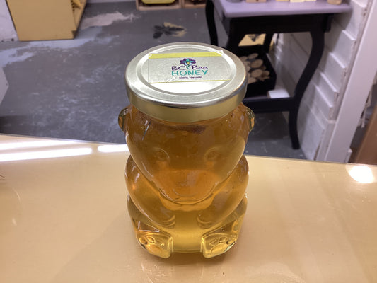 Honey - Glass Honey Bear -Okanagan Honey/265ml.