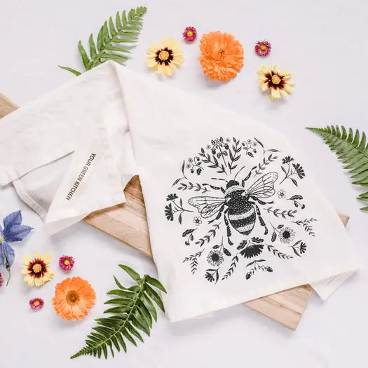 Tea Towel - Bee themed