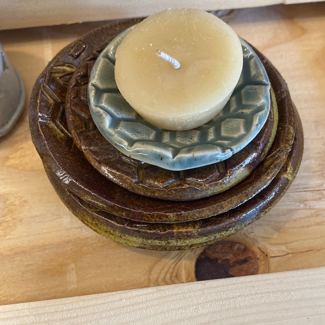 Pottery Dishes - For Candles