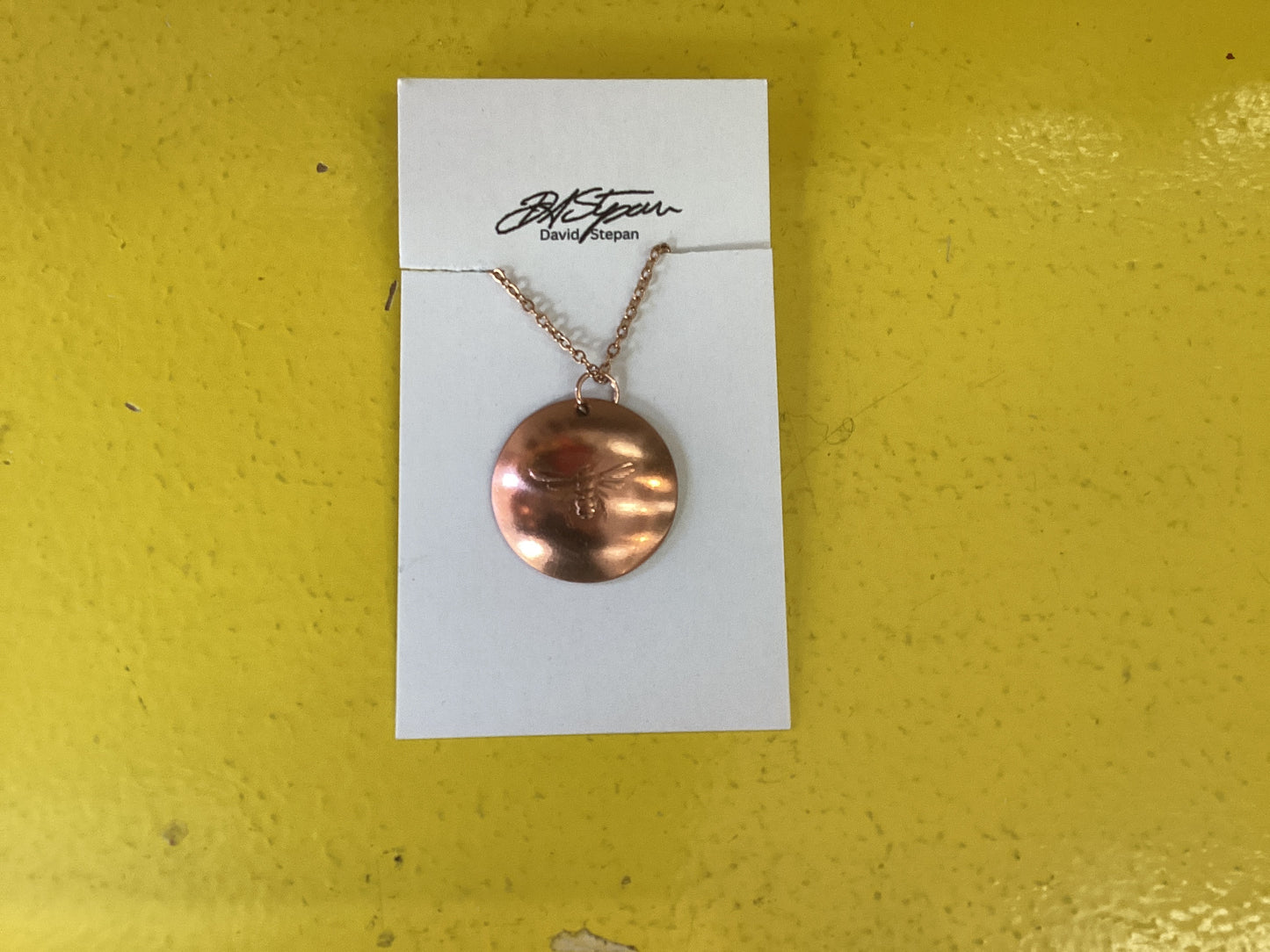 Earrings With Bee (Copper)-David Stephan