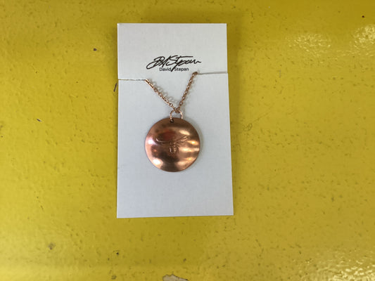 Earrings With Bee (Copper)-David Stephan