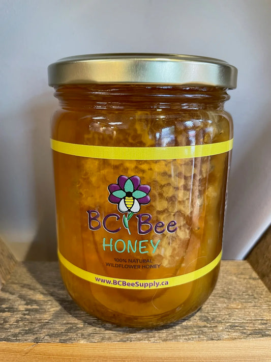 Honey - Honeycomb in Honey - BC Bee Supply