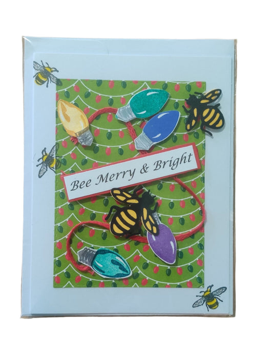 Christmas Cards - Bee Merry & Bright