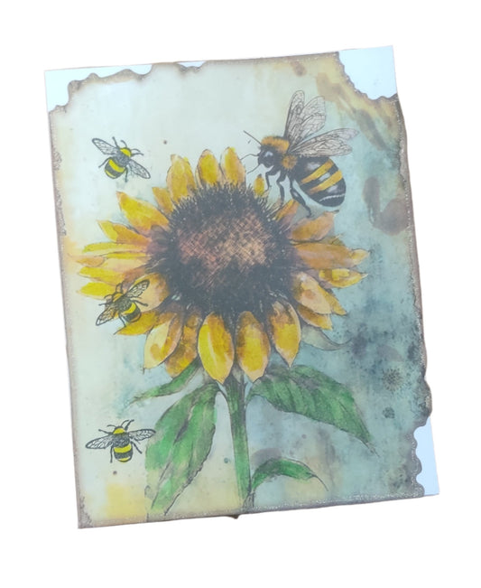 Card - Bee Sunflower - By Judyannz