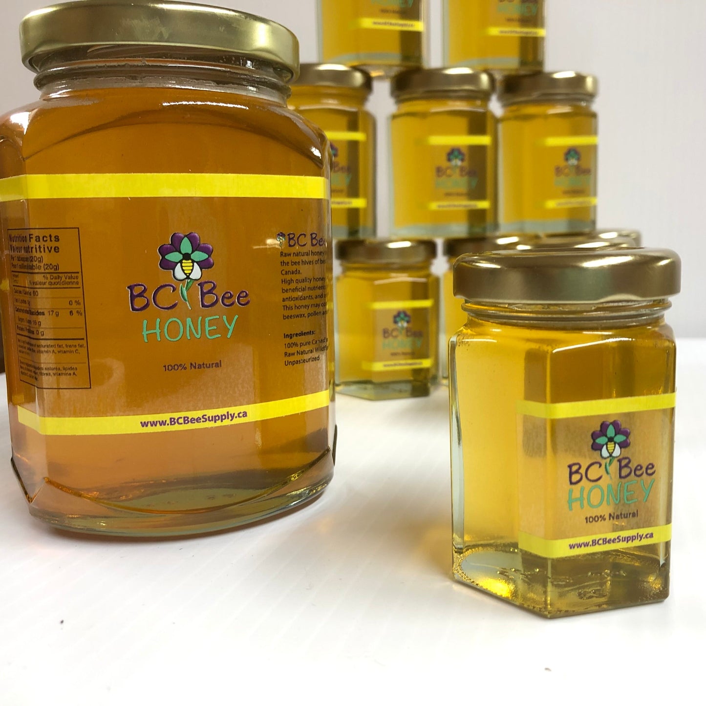 Honey - Wildflower - BC Bee Supply Various Sizes