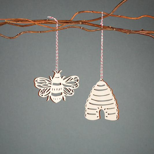 Ornament - Bee and Hive