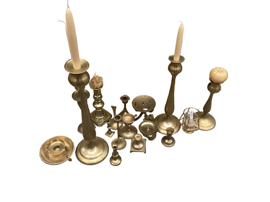 Candle Holder -  Candlesticks - Brass