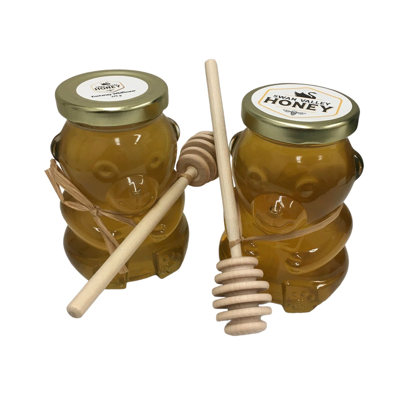 Honey - Glass Honey Bear - Swan Valley Honey