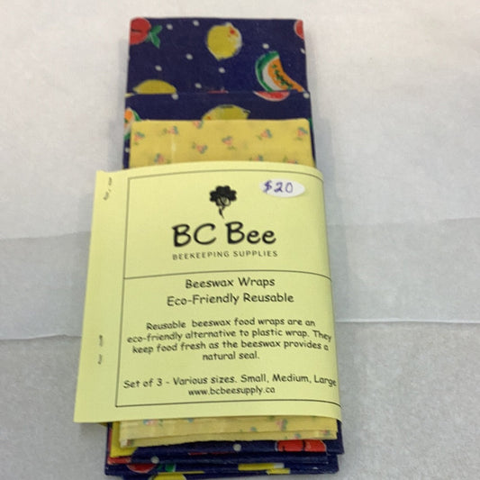 Beeswax Wrap  - 3-pack